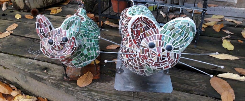 Sculpture Valais Les frangins Chat en vedette