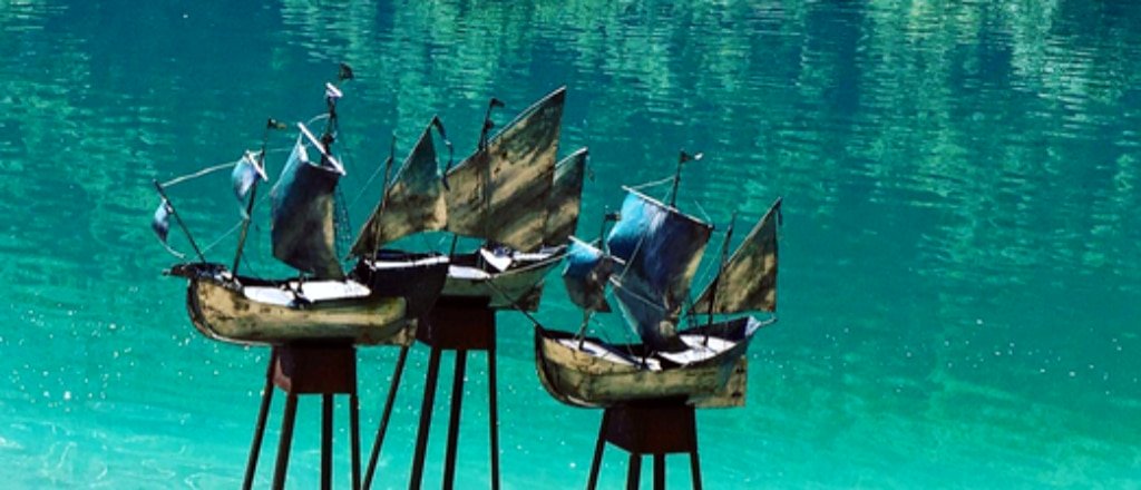 Sculpturevalais 3e Âge de Fer Santa-Maria 1 Exposition "Version d'Art" Les Iles Sion