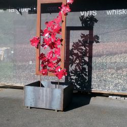 Sculpture Valais - 3e Âge de Fer - Catégorie : Fer - Titre : Feuilles de vigne - La Guérite