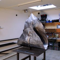 Sculpture Valais - 3e Âge de Fer - Catégorie : Fer - Titre : Feuille