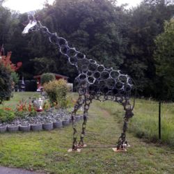 Girafe perdue en Valais