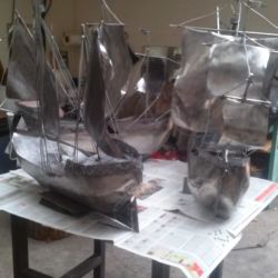 La Santa Maria, la Pinta et la Nina "c'est encore loin l'Amérique?"